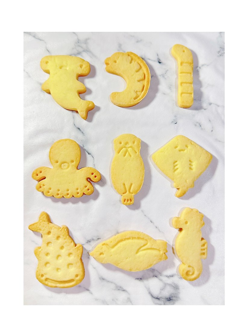 Sea Animals Cookies The animals in the ocean - Handmade Cookies - Other Materials White