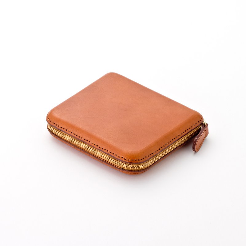 colm Zip Wallet Camel - Wallets - Genuine Leather 