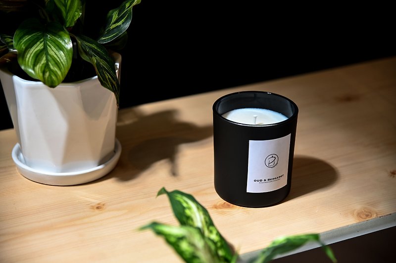 Pipan Understated Luxurious Matte Black Scented Candle