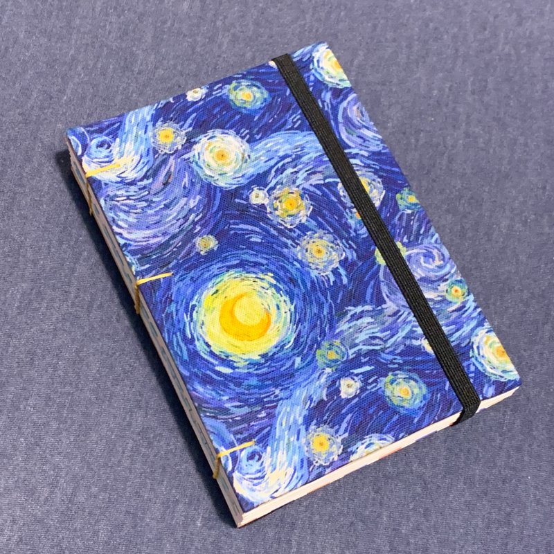 Stary Stary Night - A6 Handmade Journal Book - สมุดบันทึก/สมุดปฏิทิน - กระดาษ 