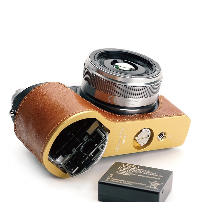 SVEN 義大利皮革相機底座 for Panasonic GX7【NG】 - 相機/拍立得 - 真皮 多色