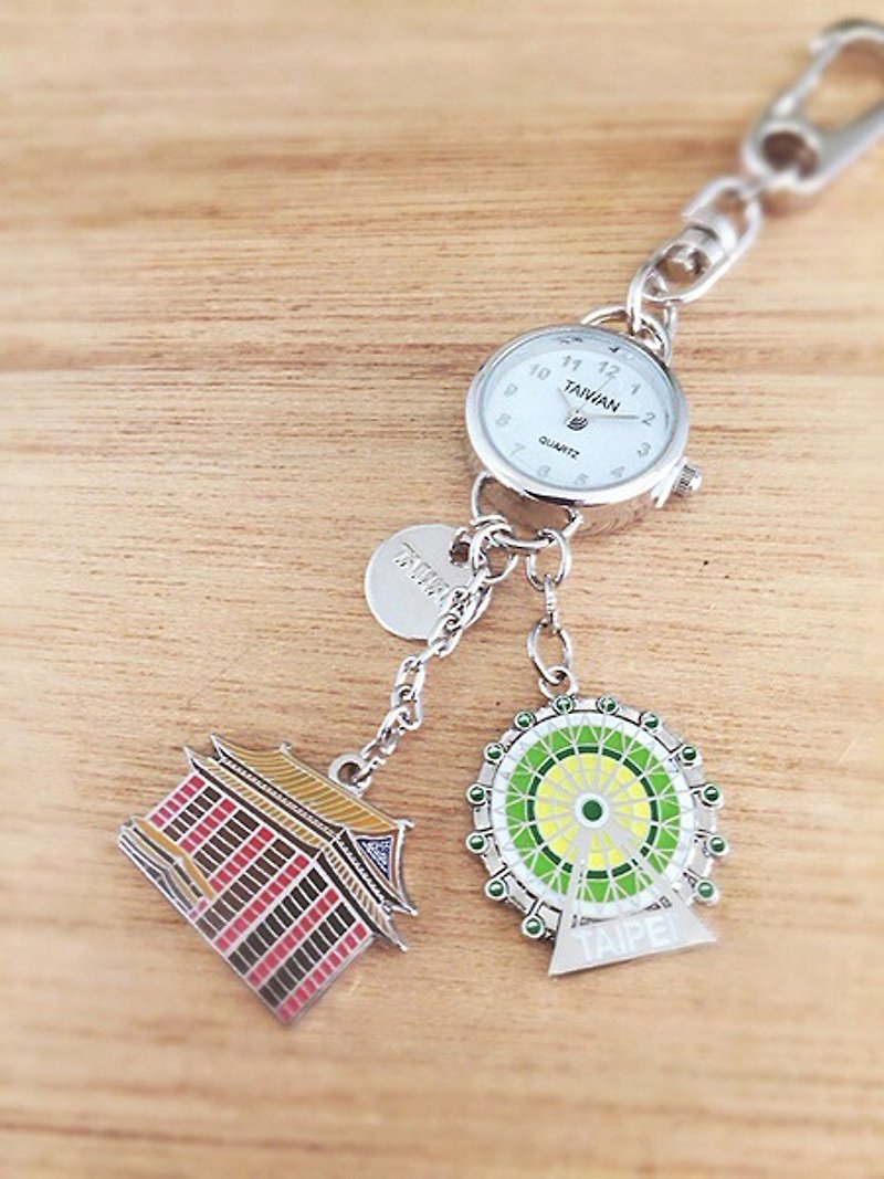 Small watch strap / key ring - Taipei City - Keychains - Other Metals Silver