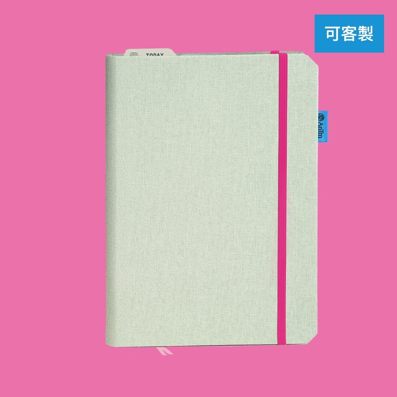 【客製化禮物】Sage 灰綠 客制化筆記本 - 筆記本/手帳 - 紙 