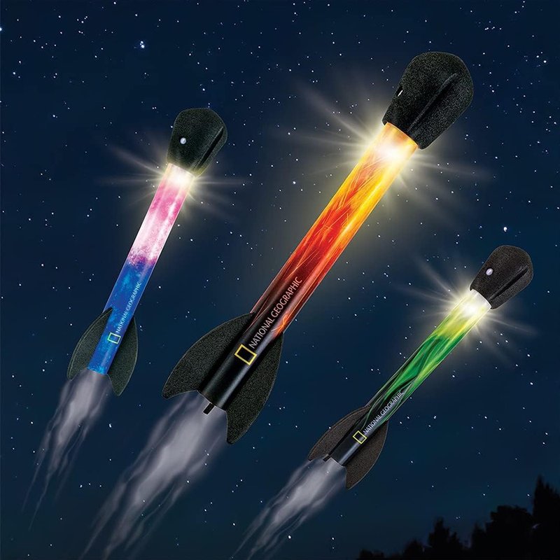 NATIONAL GEOGRAPHIC National Geographic LED colorful light and shadow air rocket set - Kids' Toys - Other Materials 