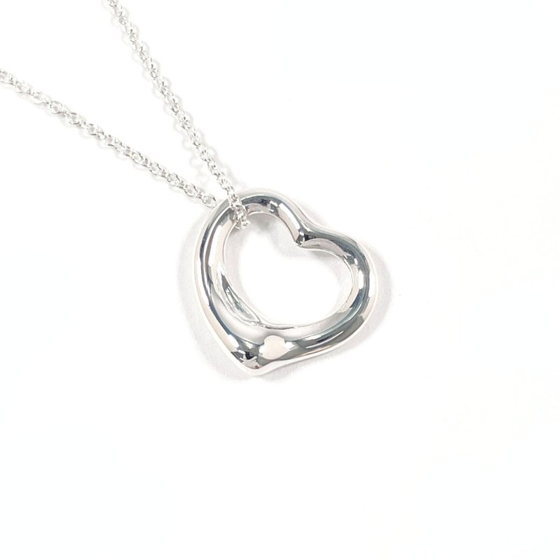【日本直送 中古美品】ティファニー TIFFANY&Co. ネックレス オープンハート エルサペレッティ シルバー925 アクセサリー - 項鍊 - 純銀 銀色