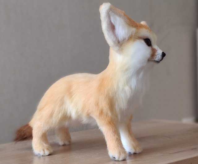 Realistic fennec fox toy - Shop MoonFoxToys Stuffed Dolls