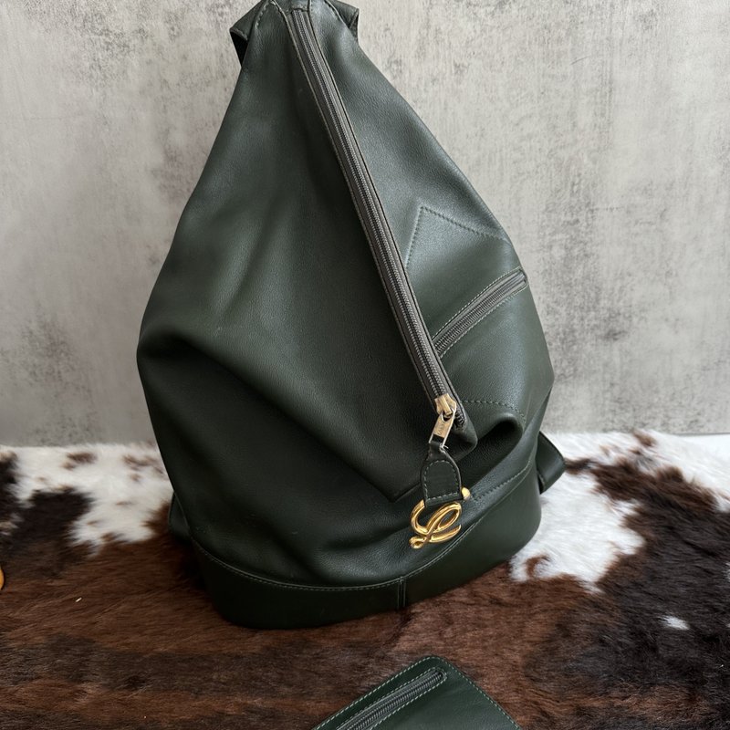 LOEWE 羅意威 Anton 皮革 黑色 後背包 - 後背包/背包/書包 - 真皮 黑色