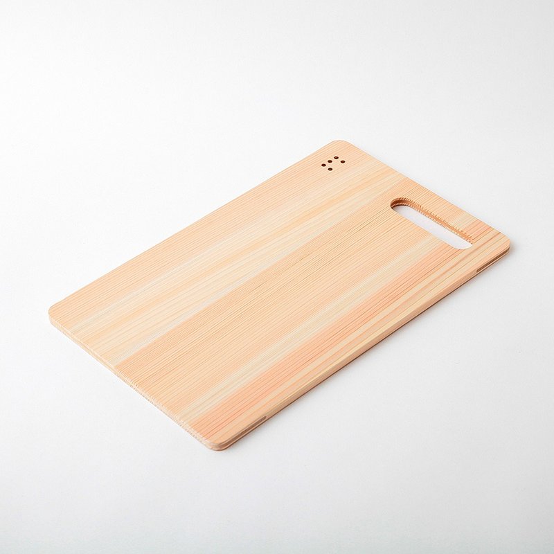 日本FORMLADY 小泉誠 ambai X 土佐龍日製四萬十檜木砧板-長方形M - 托盤/砧板 - 木頭 黃色