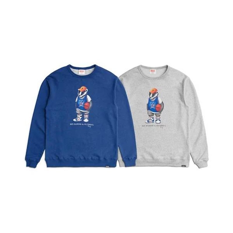 Filter017 Basketball Badger Sweatshirt / 籃球獾大學T - T 恤 - 棉．麻 