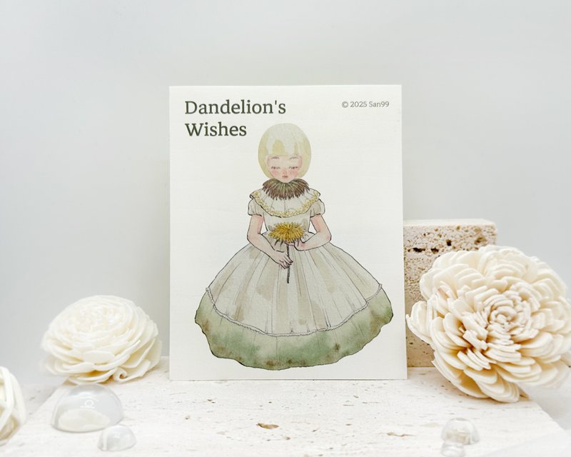 Dandelion's Wishes - 貼紙 - 紙 