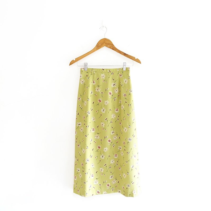 │Slowly│Flowers-Ancient Skirt│vintage.Retro.Arts.Made in Japan - Skirts - Polyester Multicolor