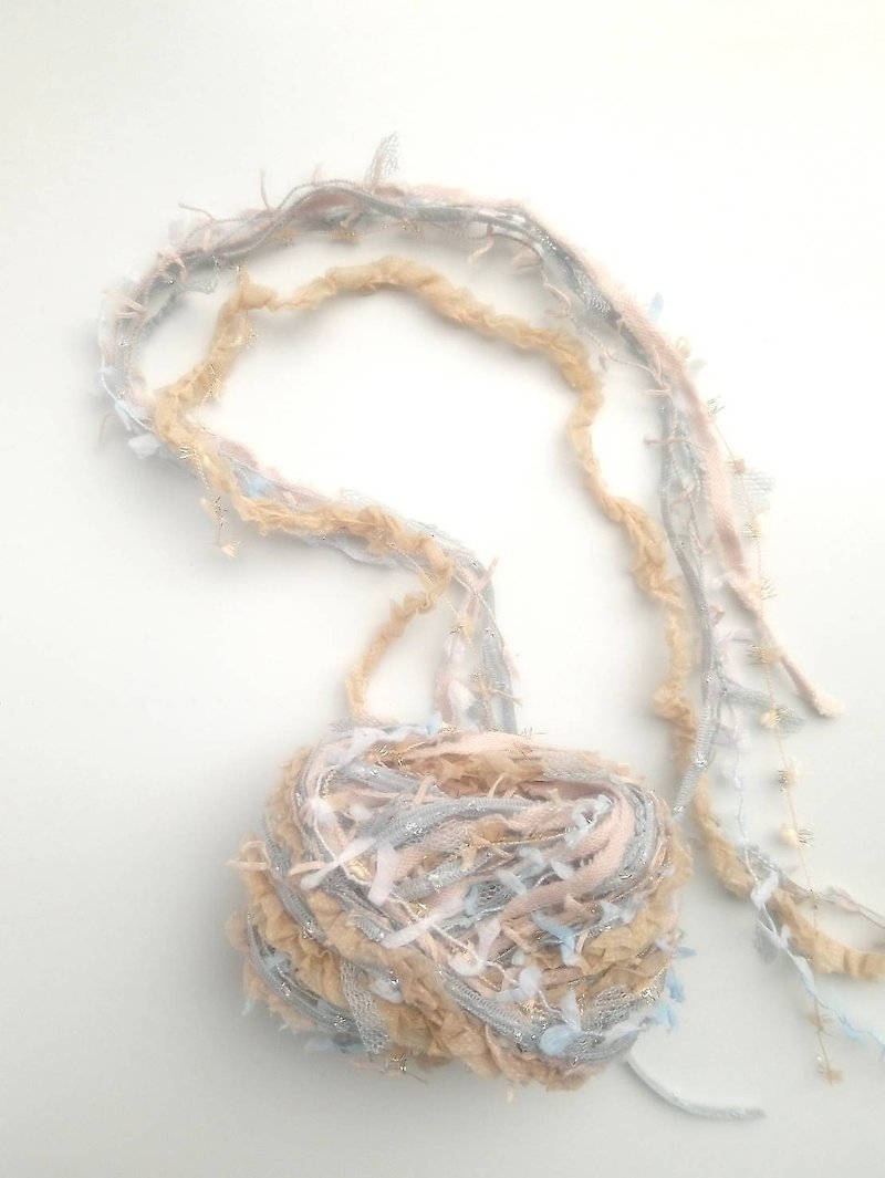 日本混合紗線 130公分 - 編織/羊毛氈/布藝 - 聚酯纖維 咖啡色