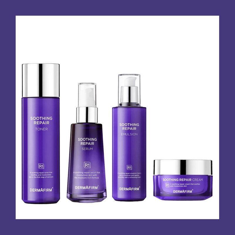 【Dermafirm】R4 紫蘇保濕修護組合 (四件組) - 保養/沐浴旅行組 - 其他材質 