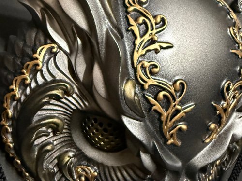 梟面Gothic Ver. ( Metal silver ) - ショップ 朧 マスク・コスプレ