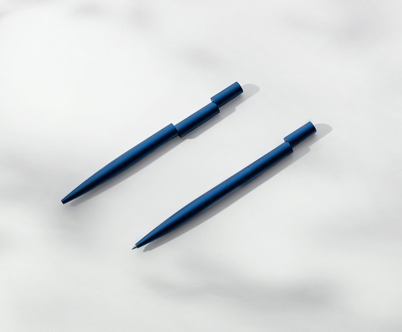 軸外ペンの位置合わせ（ブルー） - その他のペン - 金属 