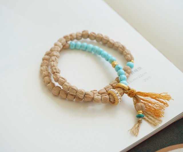 Multi Tassel Bead Drawstring Bracelet