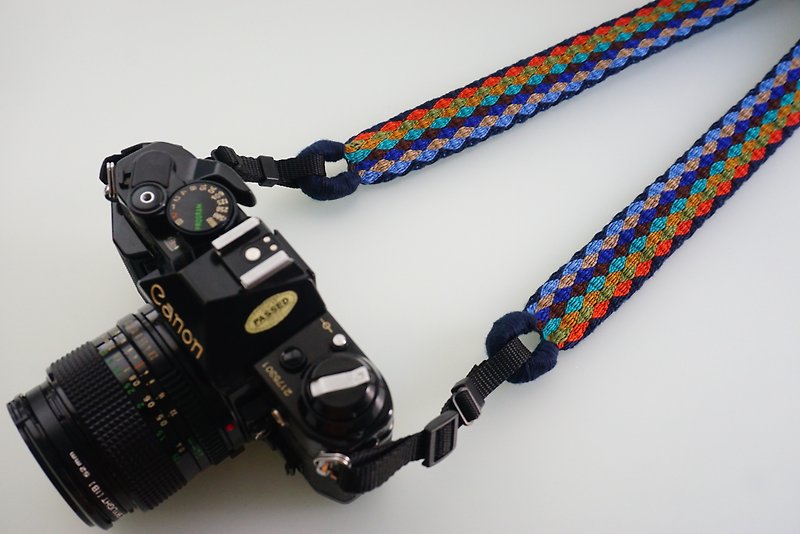 Camera strap double sided wide hole mobile phone cross strap - Camera Straps & Stands - Cotton & Hemp 