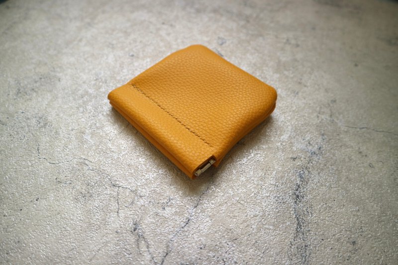 Shrapnel coin purse/handmade/coin purse/jewelry storage bag - กระเป๋าใส่เหรียญ - หนังแท้ สีน้ำเงิน