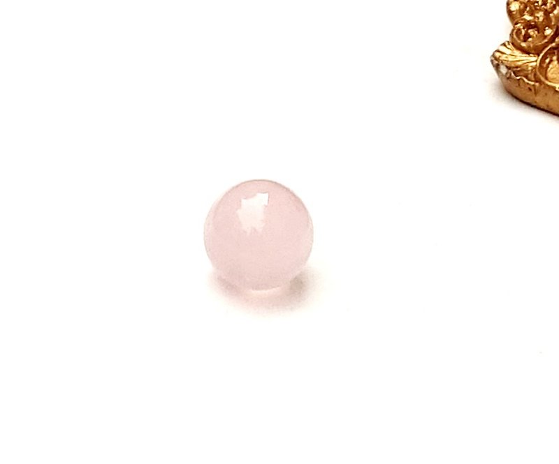 Natural pink crystal mini cute crystal ball 16~17mm energy Stone natural stone home office decoration - Other - Crystal Pink