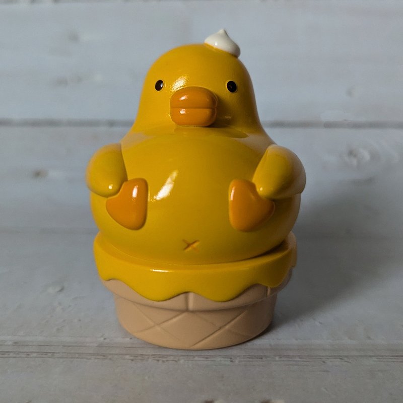 Flexible chicken and duck croaking ice cream collectible figures - ตุ๊กตา - วัสดุอื่นๆ 