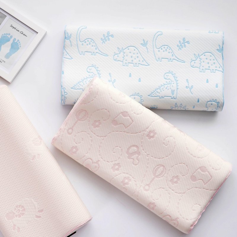 [Children's Pillow] Constant Temperature Comfortable Anti-mold Mite Memory Pillow (Applicable for 2-10 years old) Tencel Cloth Cover - Pillows & Cushions - Other Materials 