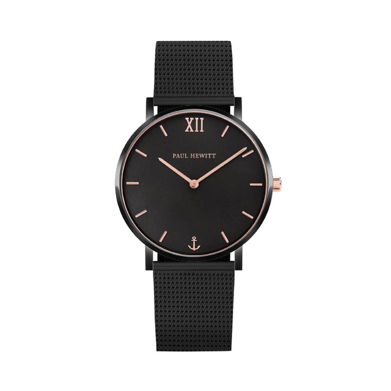 PAUL HEWITT Watch Sailor Black - 男錶/中性錶 - 不鏽鋼 黑色