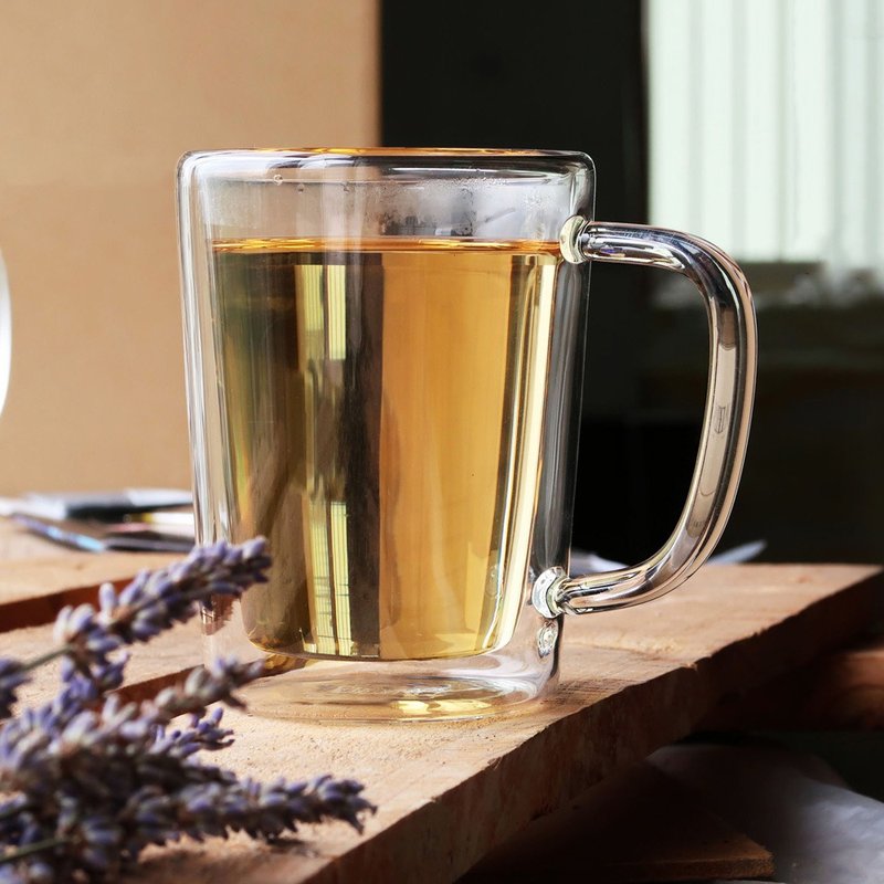 雙層玻璃|馬克杯(350ml) - 咖啡杯/馬克杯 - 玻璃 