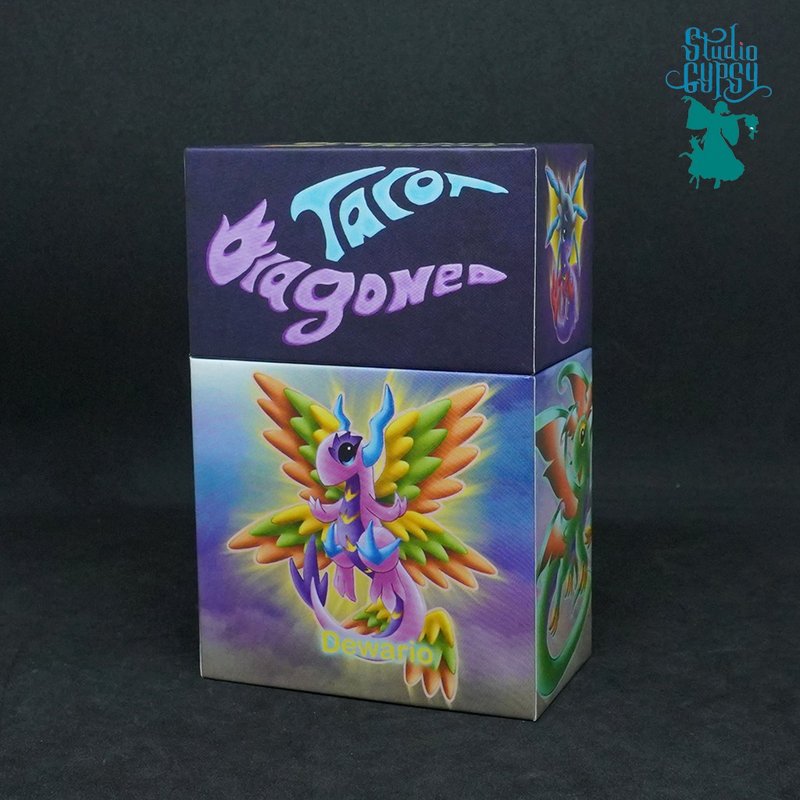 Dragoneo Tarot set, 78 cards + 1 extra free card - 卡片/明信片 - 紙 