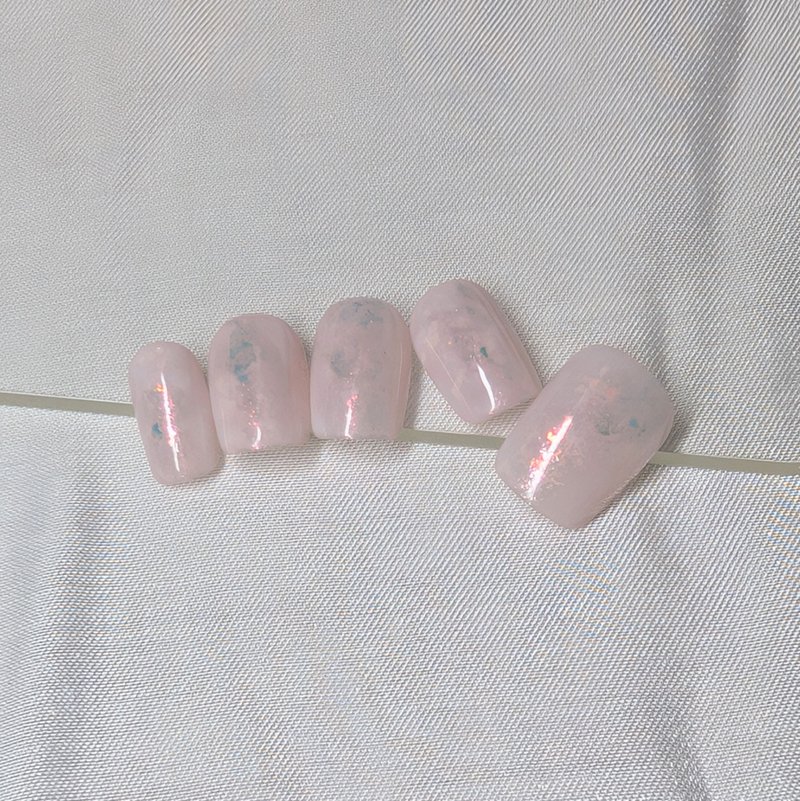 手作穿戴甲 彩雲琉璃 尺寸M 畢業禮物 穿搭飾品 - 其他 - 塑膠 粉紅色