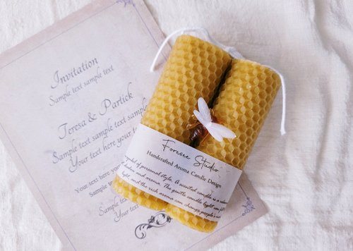 Hand rolled Beeswax Candles