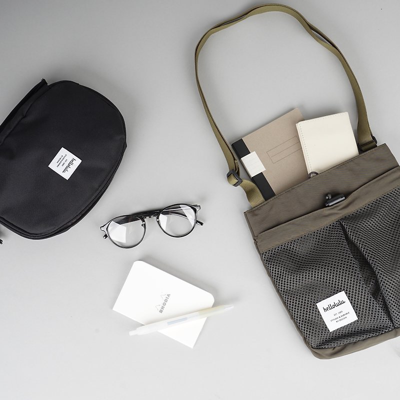 MERCE (Mini Mesh Sling Bag) + AMBER (Multipurpose Pouch) - กระเป๋าแมสเซนเจอร์ - ไนลอน หลากหลายสี