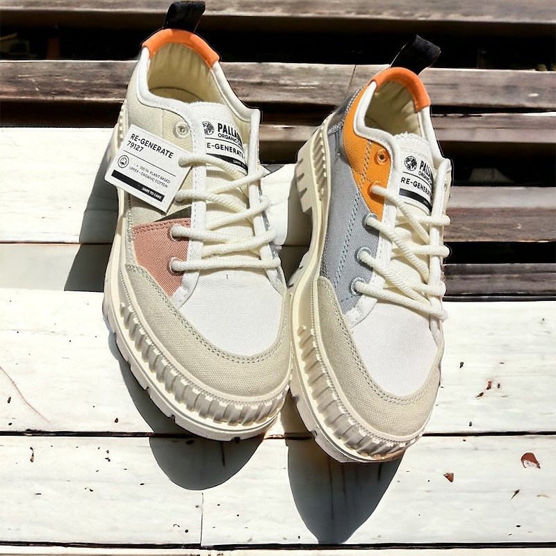 [Member Day] PALLADIUM RE GENERATE color-blocked classic thick-soled canvas shoes 79127 - Women's Casual Shoes - Other Materials Multicolor