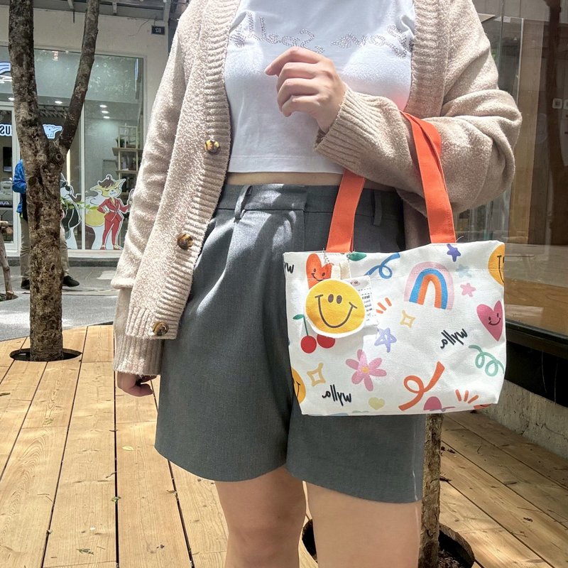 Wyllabrand Baguette bag Playful Joy White - 其他 - 其他材質 多色