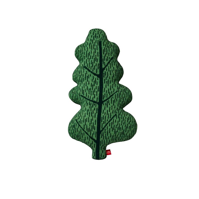 Green leaf LEAF wool pillow - หมอน - ขนแกะ สีเขียว