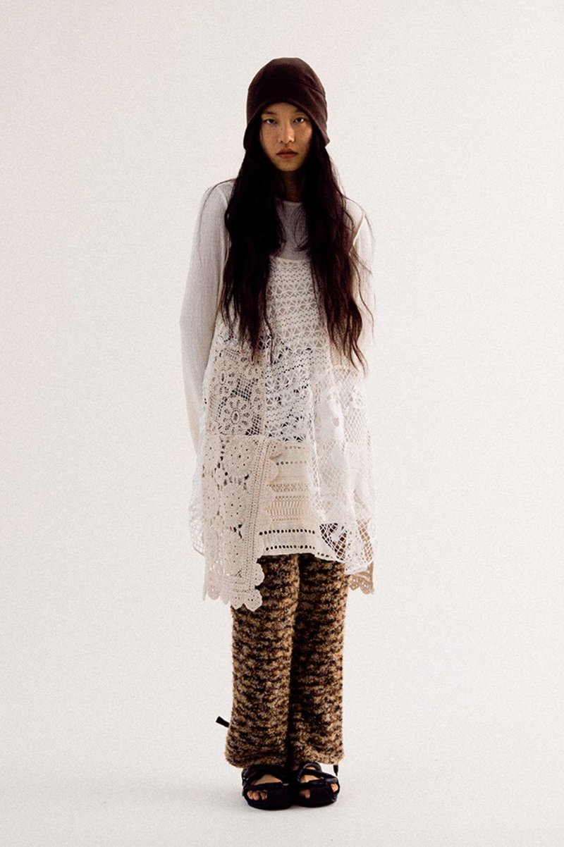 Nomadic Lace Panel Dress - จัมพ์สูท - วัสดุอื่นๆ ขาว