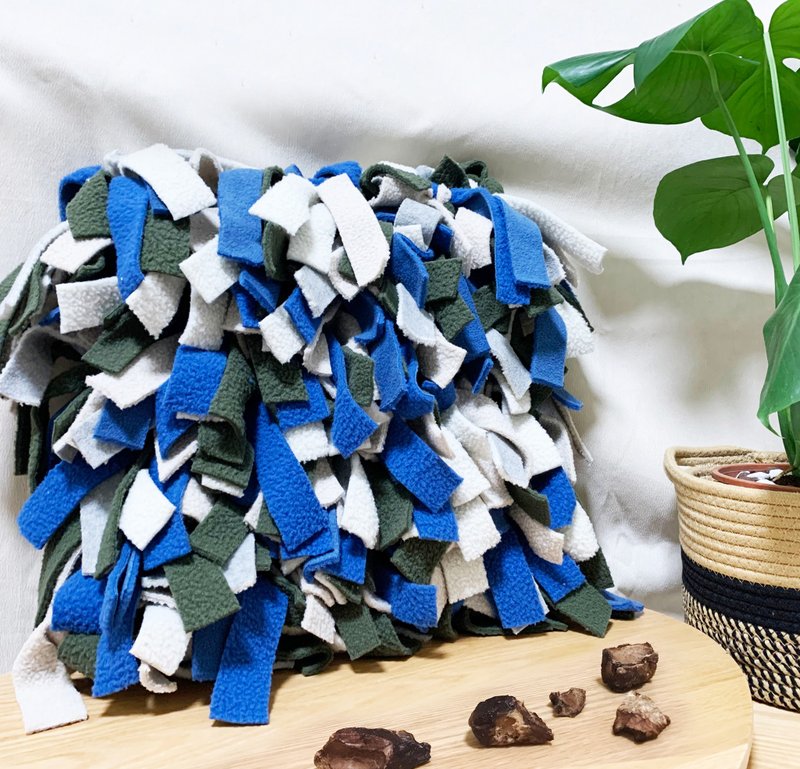 【Chubbydog】  Handmade Snuffle Mat For Dogs and Cats - Pet Toys - Polyester Multicolor