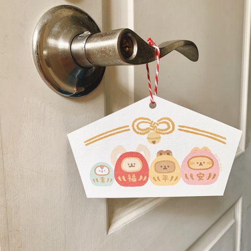 KILO 絵馬カード - ショップ KILO the fennec fox はがき・メッセージ