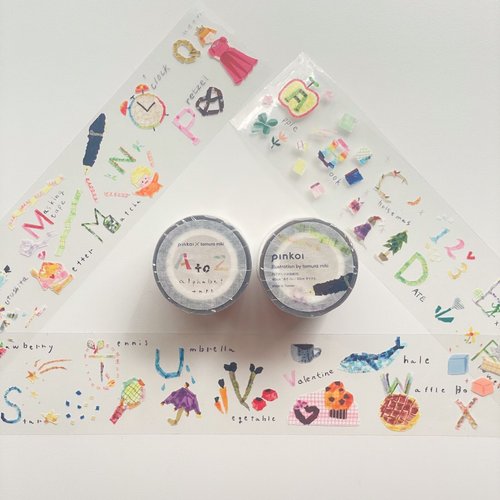 予約販売・8/4以降発送】A to Z ~alphabet tape~ | Pinkoi