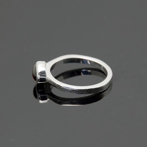 Garnet Silver Ring [SILVER PERSPIRATION] LLR-007Bgn - 設計館