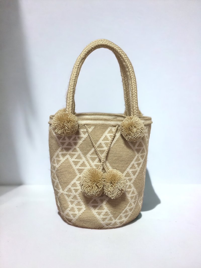 Wayuu Handbag - กระเป๋าถือ - ผ้าฝ้าย/ผ้าลินิน หลากหลายสี