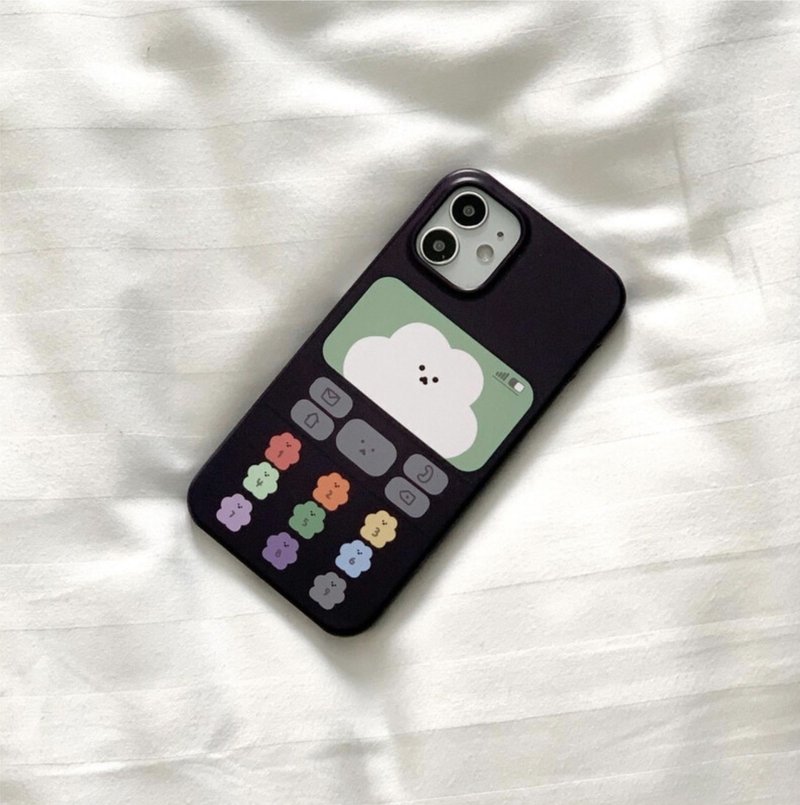 韓國文創 Chanibear Phone case -hard, RETRO (4ype) 订制手机壳很结实。 - Phone Cases - Plastic Multicolor