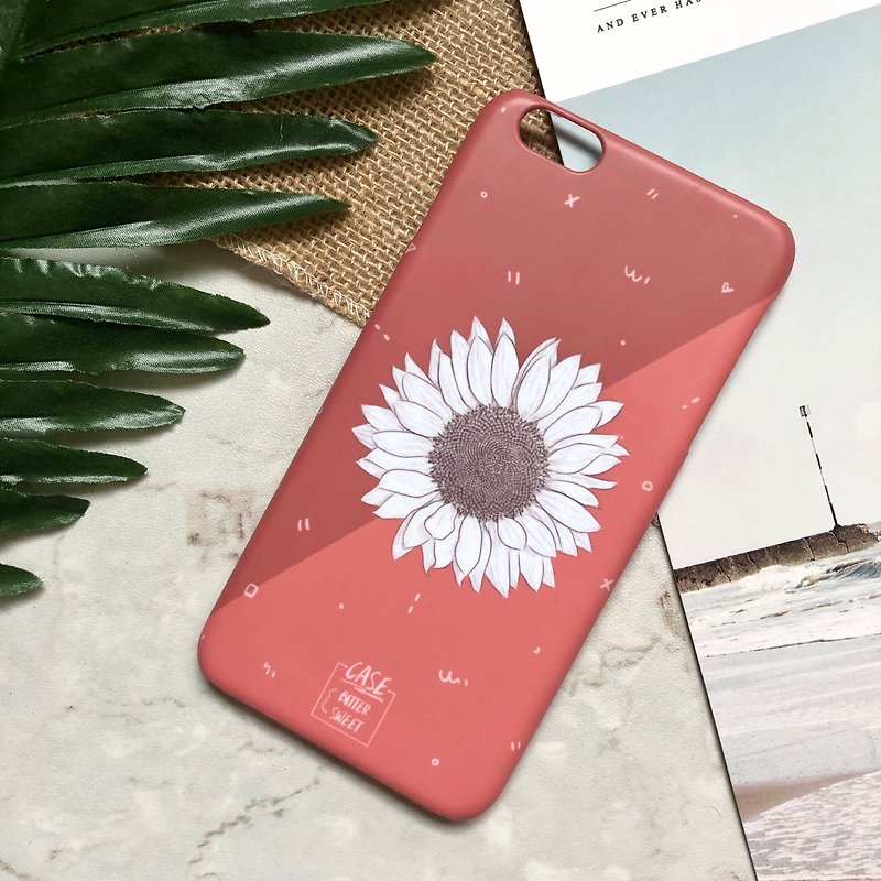 white sunflower two tone :: sunflower collection - Phone Cases - Plastic 