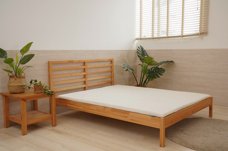 【客製】透氣可水洗薄床墊/高5CM - 寢具/床單/被套 - 其他材質 白色