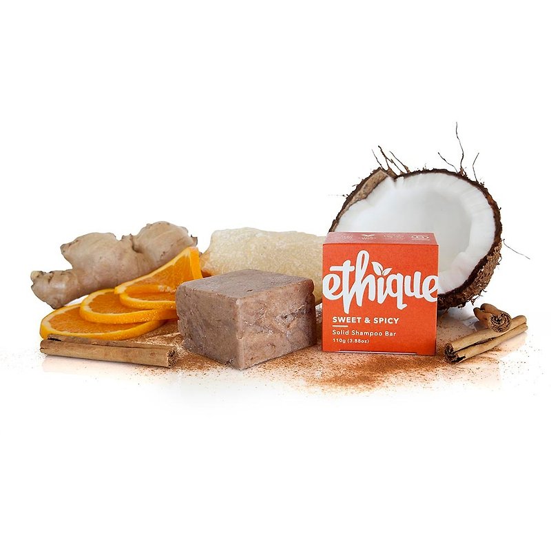 New Zealand Ethique Sweet Temptation-Plump and Soft Shampoo - แชมพู - สารสกัดไม้ก๊อก สีส้ม