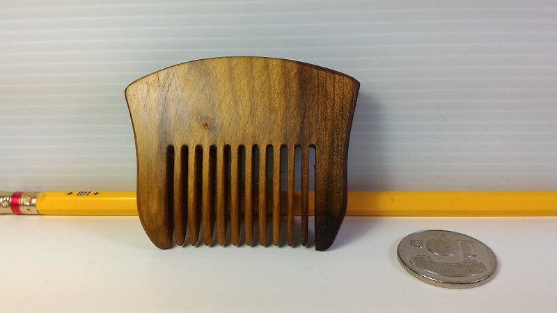 Taiwan Wu Xin stone logs portable pocket comb (C) - Other - Wood 