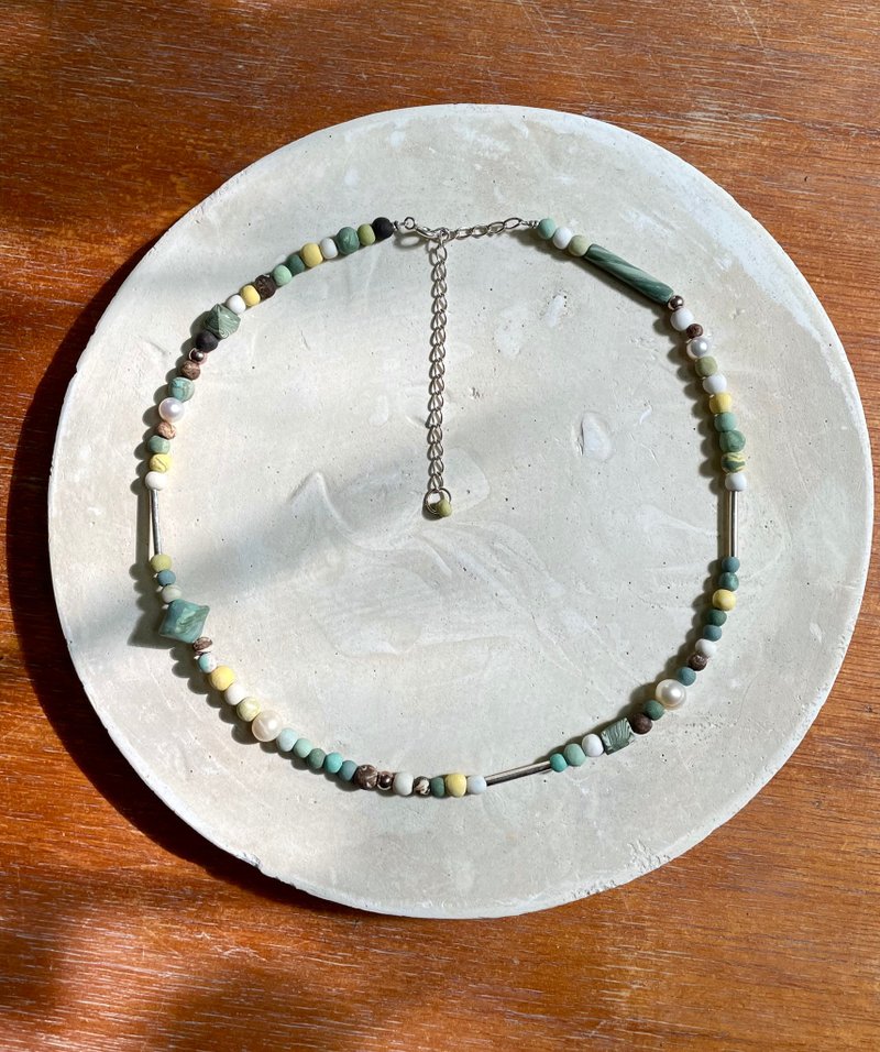 淡水珍珠系列項鍊 - 項鍊 - 瓷 