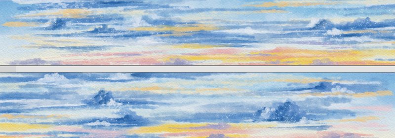 晚霞序章 PET 紙膠帶 5米卷 - 紙膠帶/和紙/PET - 其他材質 多色