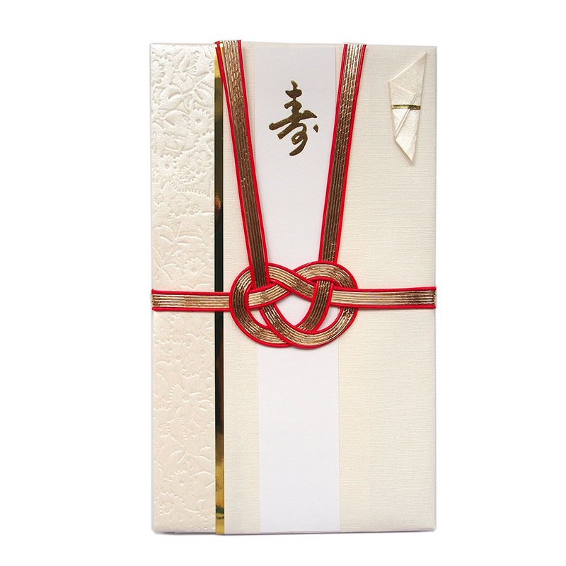 Japanese Wedding Etiquette-ごCongratulation Bag (Red Packet) Beige [Hallmark-JP Wedding Congratulations] - Chinese New Year - Paper Multicolor