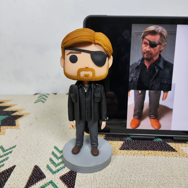 【客製化3D人像公仔】訂製手工Funko Pop男生朋友老公生日禮物 - 公仔/玩偶 - 黏土 多色