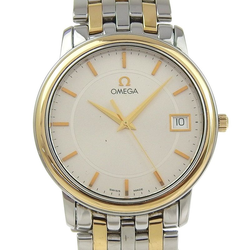 【日本直送】オメガ OMEGA デビル プレステージ 腕時計 cal.1432 4310.31 SS クオーツ アナログ表示 ホワイト文字盤 レディース【中古】 - 女錶 - 不鏽鋼 白色
